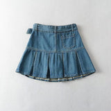Women Skirt Denim Skirt Women's High Waist Skirt
