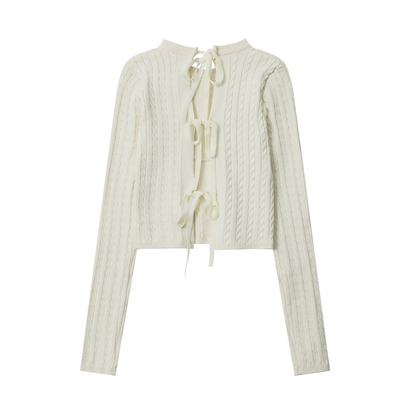 Women Sweater Long Sleeve Sweater Autumn Casual Short Sweater