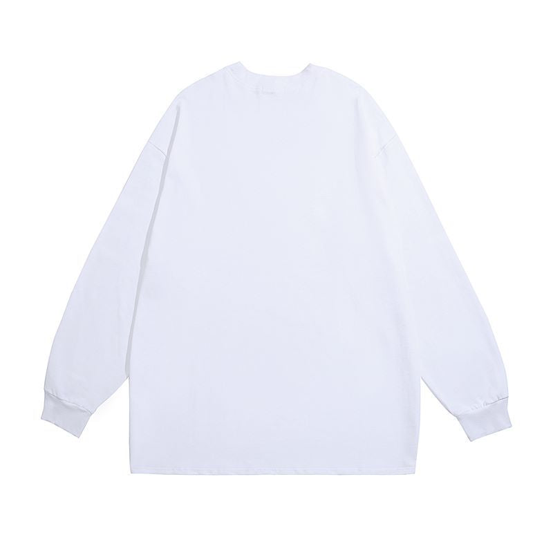 Men Long Sleeve Shirt Autumn and Winter Printing Long Sleeve Bottoming T-shirt for Men and Women