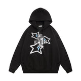 Men Hoodie XINGX Printed Full-Zip Cardigan Hooded Sweater