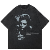 Gothic Hip Hop Streetwear Men T-Shirt Oversized