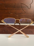 CHH Chrome Hearts Glasses Concise Atmospheric Box Titanium Frame Business Glasses Frame