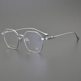 CHH Chrome Hearts Glasses Pure Titanium Business Polygon Glasses Frame