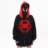 Men Hoodie Hooded Sweater Men's Loose Niche Autumn Cardigan Jacket