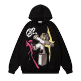 Men Hoodie Anime Printed Hoodie Men's Loose Hoodie Spring and Autumn