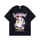 Men T Shirt Contrast Color Ribbon Bow Couple Short Sleeve T-shirt Men