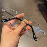 CHH Chrome Hearts Glasses Pure Titanium Square Myopia Glasses Frame