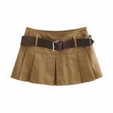Women Skirt Summer Skirt Slim Fit Slimming Pleated Skirt