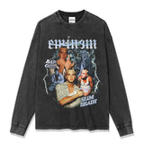 Detroit Eminem T Shirt Detroit Eminem Printed Short Sleeve Cotton Heavy Loose