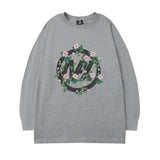 Men Long Sleeve Shirt Autumn Crew Neck Long Sleeve T-shirt Men and Women Street Hip Hop Couple
