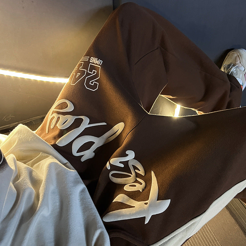 Men Sweatpants Men's Summer Fashion Brand Straight Sports Pants