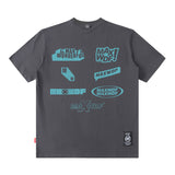 Men T Shirt West Coast Printed Short-Sleeved T-shirt Men and Women Loose Casual Couple