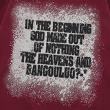 Men Hoodie Spring and Autumn Letter Printed Crew Neck Sweatshirt Retro Loose Casual Long Sleeve Pullover