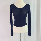 Women's Long Sleeve Shirt V-neck Bottoming Shirt