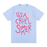 Taylor CRUEL SUMMER Vintage T-shirt Cotton Men T shirt