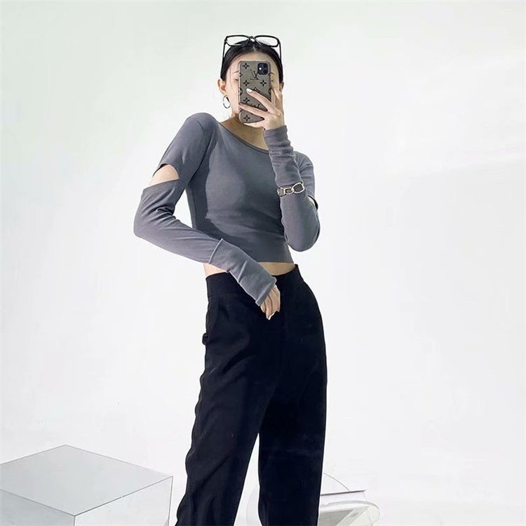 Women's T-Shirt Spring and Autumn Sports Top Short Women's T-shirt