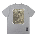 Men T Shirt Street Tide Brand Cotton Short-Sleeved T-shirt for Men and Women