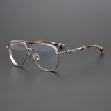 CHH Chrome Hearts Glasses Collector's Edition Pure Titanium Engraved Myopia Glasses Frame Sunglasses