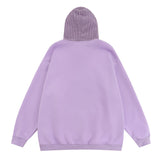 Men Hoodie Five-Pointed Star Embroidered Hoodie