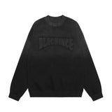 Men Hoodie Spring and Autumn Loose Letters Men's Sports Casual round Neck