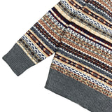 Kapital Sweater Vintage Jacquard Knitwear Ethnic Style Pullover Sweater