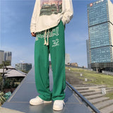 Men Sweatpants Casual Pants Male Letter Spring and Autumn Sports Pants Straight