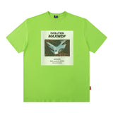 Men T Shirt Street Car Printed Short-Sleeved T-shirt Men's Summer Couple