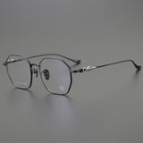 CHH Chrome Hearts Glasses Pure Titanium Business Polygon Glasses Frame