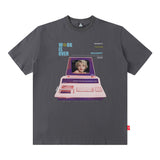 Men T Shirt Loose Short Sleeve T-shirt Men