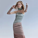 Women Desses Dress Women's Summer Pneumothorax Skirt