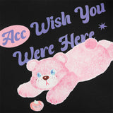 Men Hoodie Autumn and Winter round Neck Sweater Bear Printed Casual Long Sleeve Pullover Loose