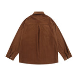 Men Long Sleeved T Shirt Cartoon Embroidered Long Sleeve Shirt Loose Casual Street Trendy