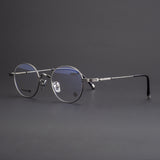 CHH Chrome Hearts Glasses Fashion Exquisite Pure Titanium Ultra Light Round Frame