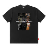 Men T Shirt Doberman Pinscher Printed Short-Sleeved T-shirt Men and Women Loose