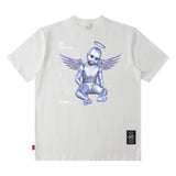 Men T Shirt Printed Fashion Brand Short Sleeve T-shirt Men and Women Couple Loose