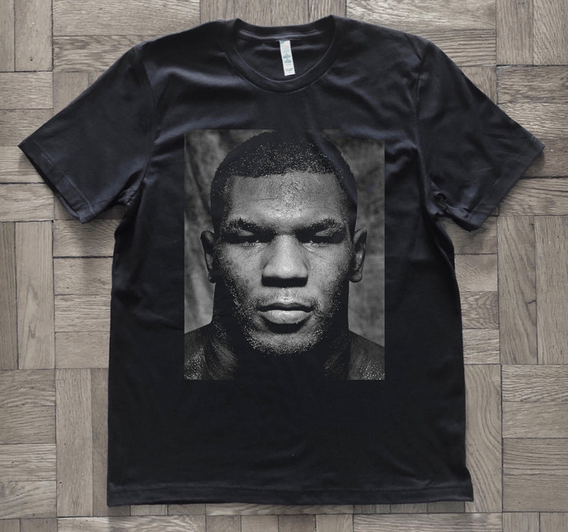 2024Boxing Champion Mike Tyson Portrait Printed Fans T-Shirt
