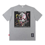 Men T Shirt Printed Short-Sleeved T-shirt for Men and Women