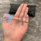 CHH Chrome Hearts Glasses Crowe Glasses Frame Business Gold Edge Punching