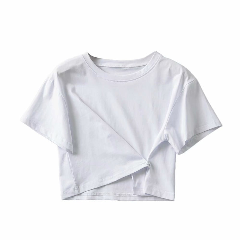 Women T-Shirt Short-Sleeved T-shirt Women's Short Loose Top