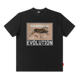 Men's T Shirt Printed Short-Sleeved T-shirt Men's and Women's Vibe Style Loose