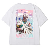 Hip Hop Short Sleeve Trendy Print T-Shirt Loose Couple