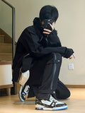 Men Sweatpants Functional Pants Ins Outdoor Waterproof Overalls Men