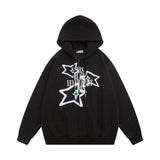 Men Hoodie XINGX Printed Full-Zip Cardigan Hooded Sweater