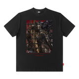 Men's T Shirt Printed Top T-shirt Men's and Women's Loose Short Sleeve