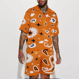 Men Co-Ords Casual Suit Men's Summer Men's Woolen Shirt