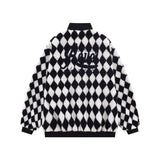 Men Cotton Mixed Jacket Coat Berber Fleece Coat Men's Autumn and Winter Loose Cotton Coat