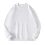 Crew neck sweater men's and women's loose sweater flexible