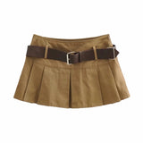 Women Skirt Summer Skirt Slim Fit Slimming Pleated Skirt