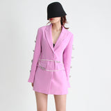 Frankie Shop Hourglass Blazer Autumn Dress Butterfly