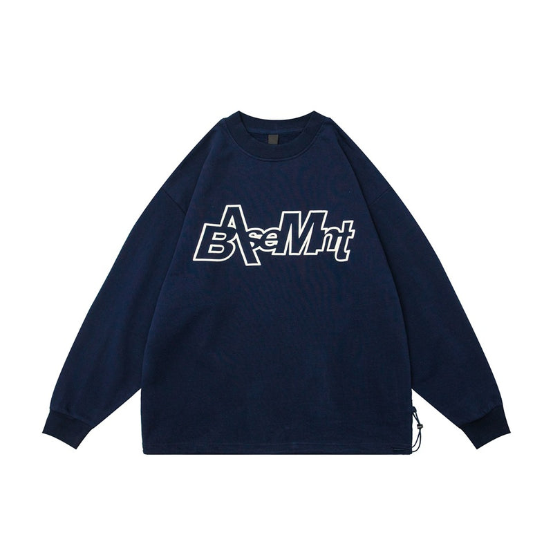 Unisex Hoodie Retro Crew Neck Sweater Men's and Women's Casual Top